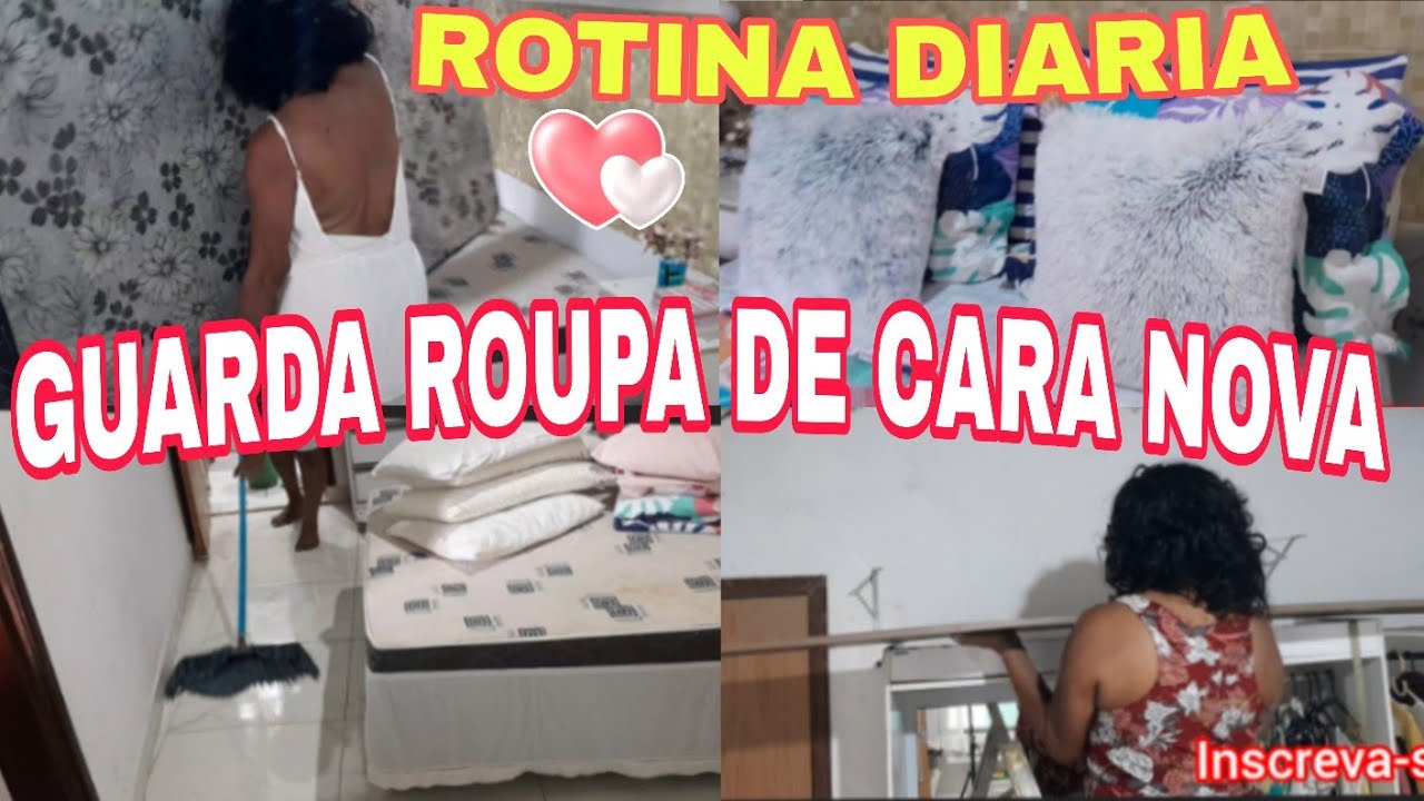 💞ROTINA DIARIA FAXINA NO MEU QUARTO/ ORGANIZAÇÃO /AUMENTEI O GUARDA ROUPA @joceliaramosrotina 