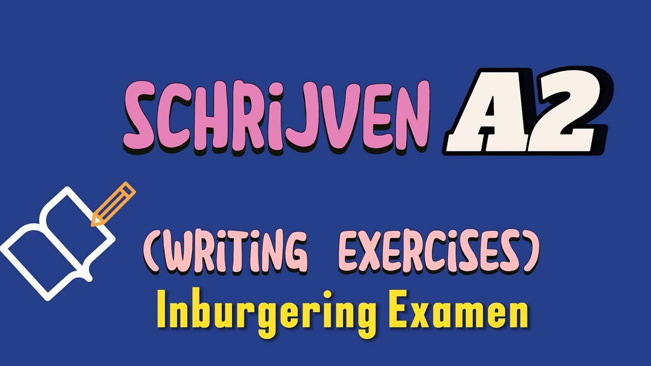 (A2) #INBURGERING OEFENEXAMEN | SCHRIJVEN | 2020 DUO - A2 NIVEAU | GESLAAGD!!!  LEARN DUTCH FREE