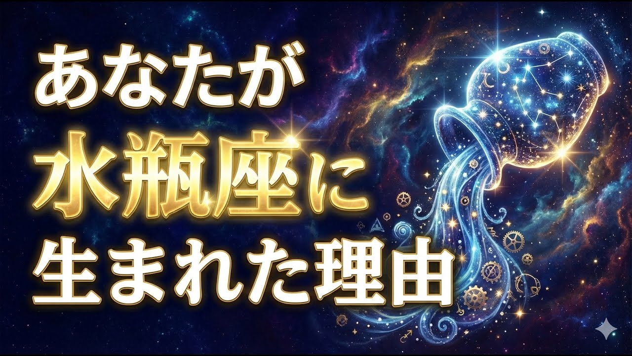 【99%が誤解】知れば生き易くなる水瓶座の本当の正体