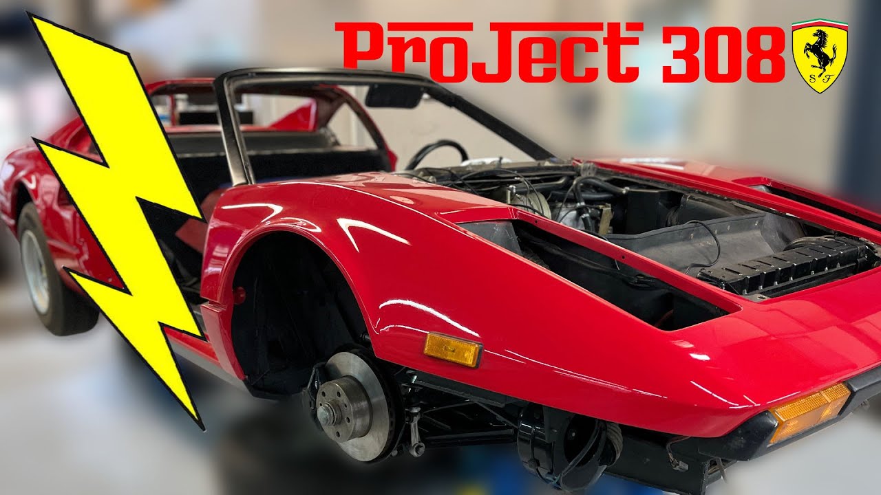 #Ferrari 308 GTS rebuild.  Powered Up!