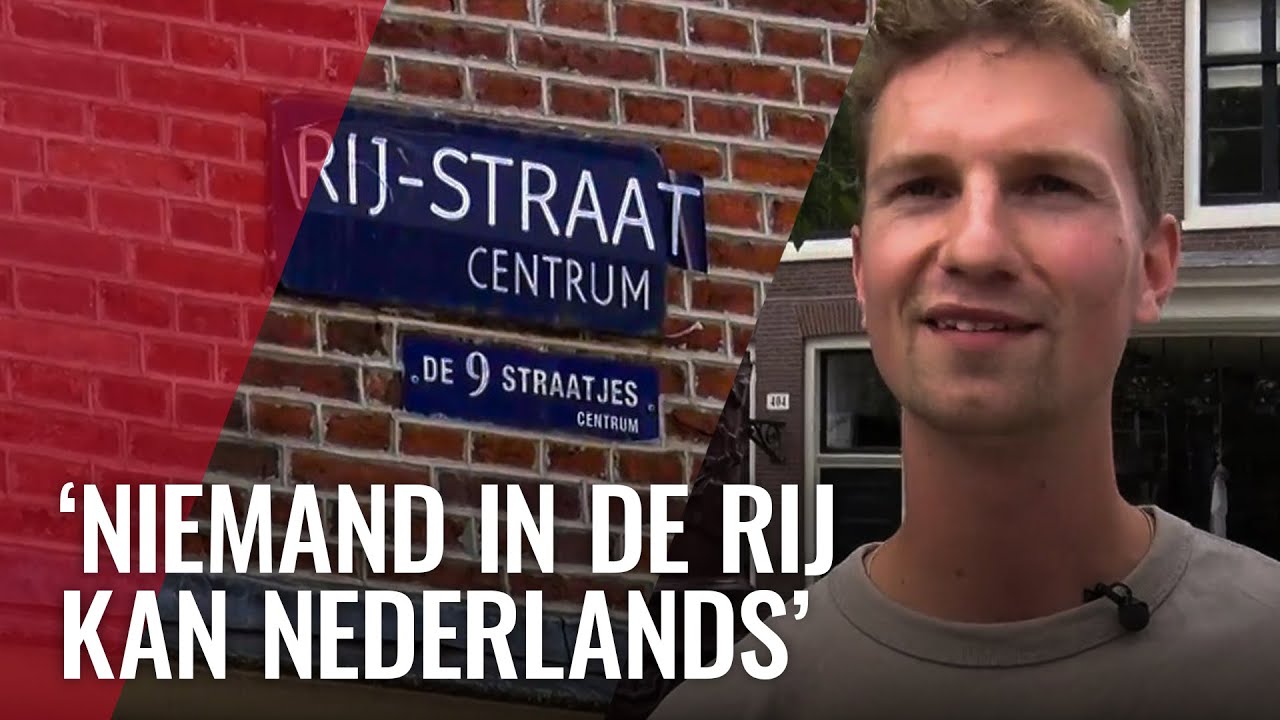 Vic paste straatnaambordjes aan in 9 Straatjes na Tiktok-rijen