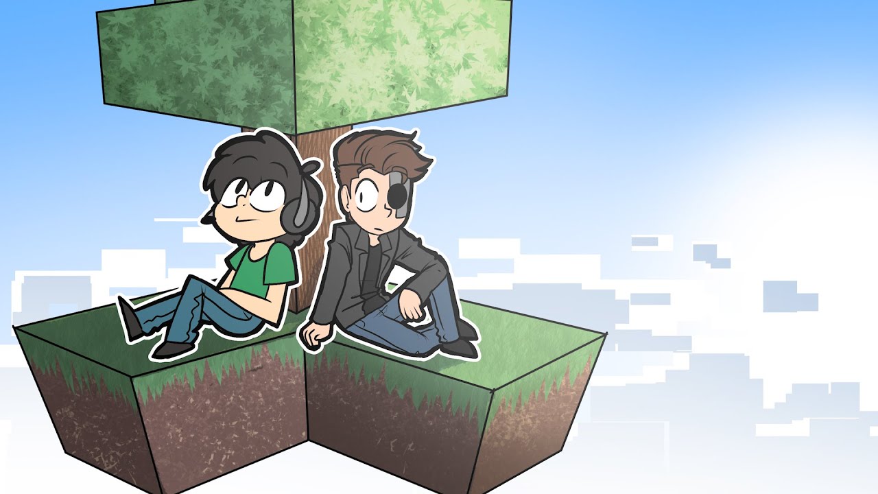Two Idiots Play Skyblocks ~ Minecraft Funny Moments!