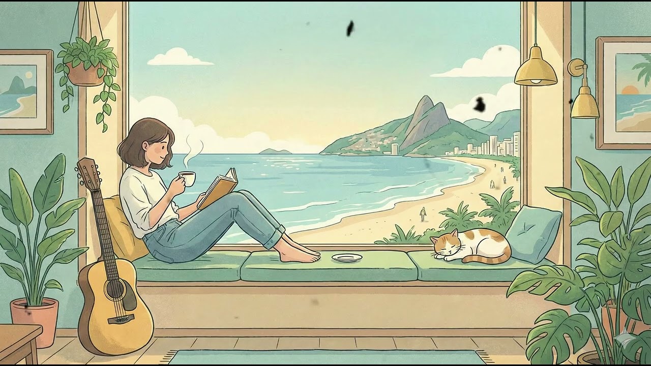 1 Hour of Bossa Nova Lofi - Beats to Relax/Study to [Caramellow]