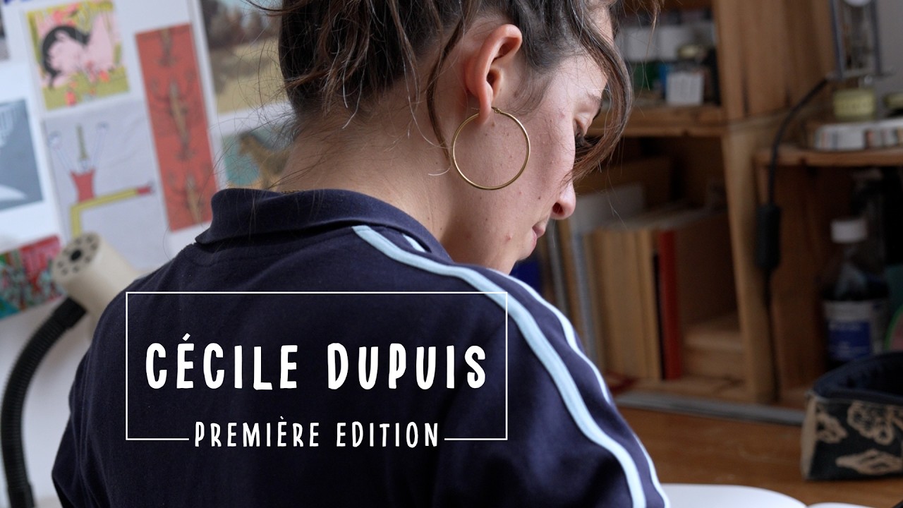 Portrait de Cécile Dupuis, illustratrice et autrice de bandes dessinées