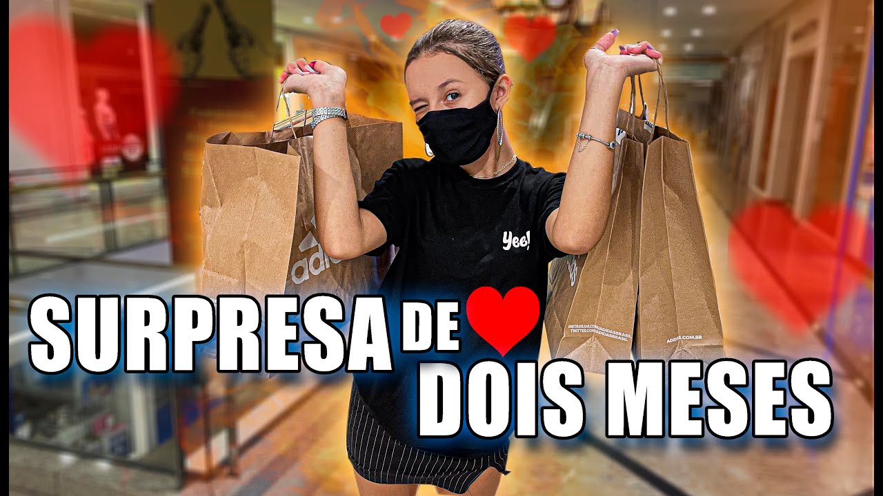 COMPRANDO O PRESENTE SURPRESA DE DOIS MESES DE NAMORO PARA MEU NAMORADO!