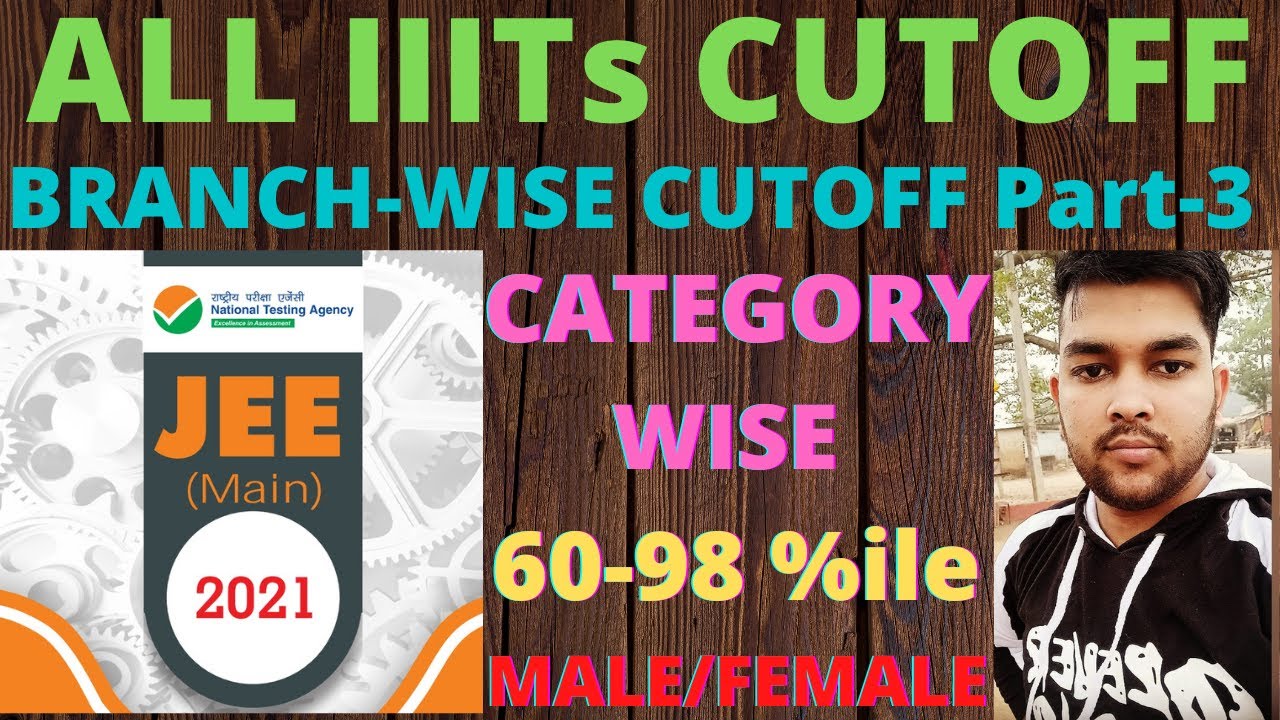 Jee mains 2021 | All IIITs Cutoff | Category Wise Cutoff | Percentile Vs Rank | Marks Vs Percentile