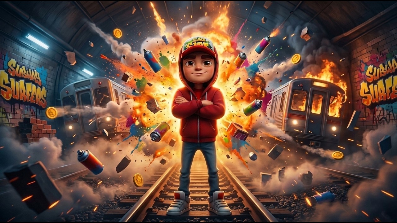 🚂🔥 Subway Surfers LIVE Neon Rail Thunder Rush 🏆