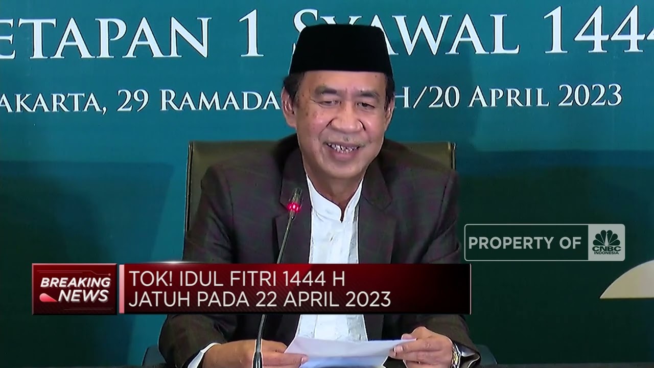 Tok! Idul Fitri 1444 H Jatuh Pada 22 April 2023
