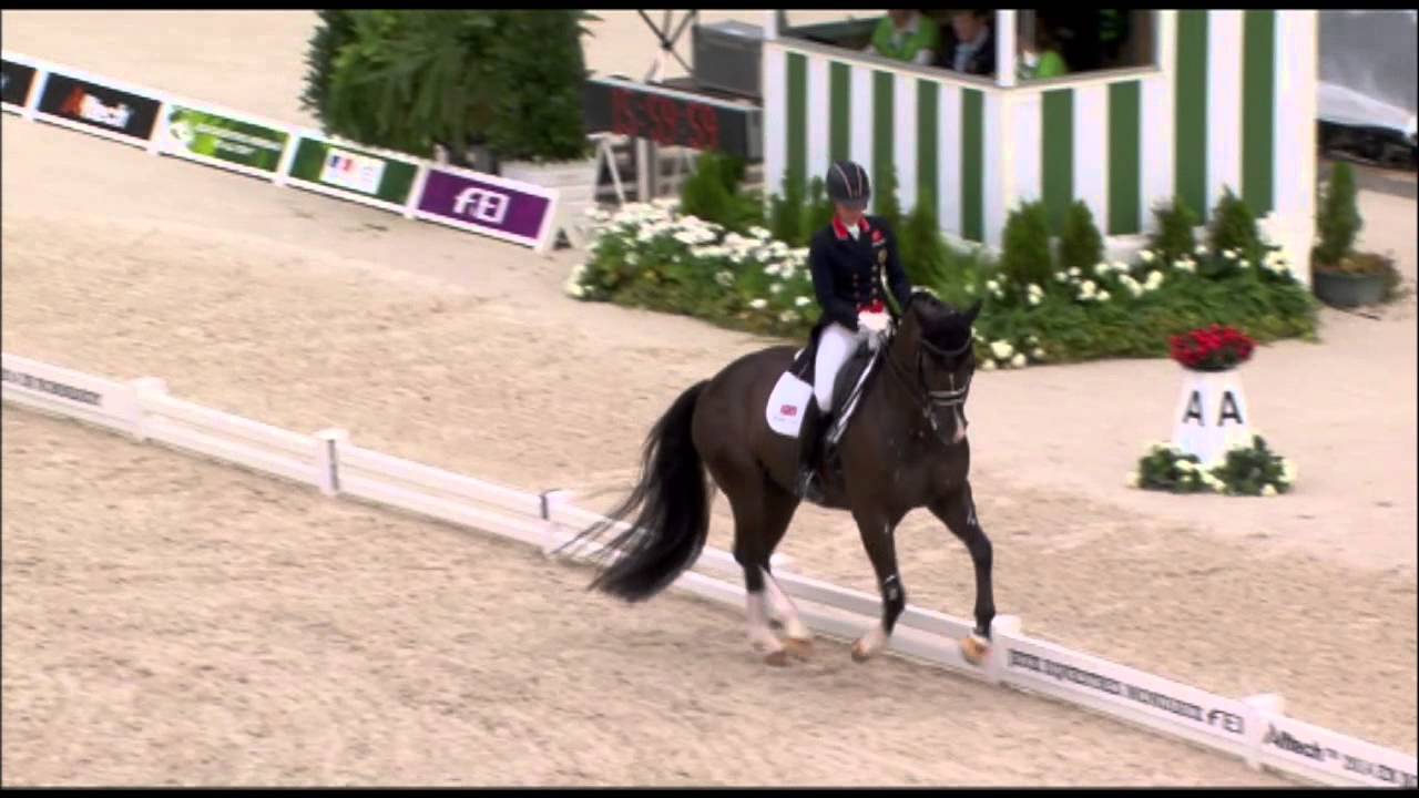 JEM 2014 : Charlotte Dujardin au concours de dressage