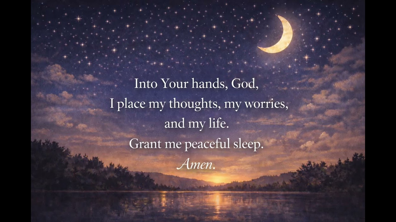 Night time prayers before bedtime 