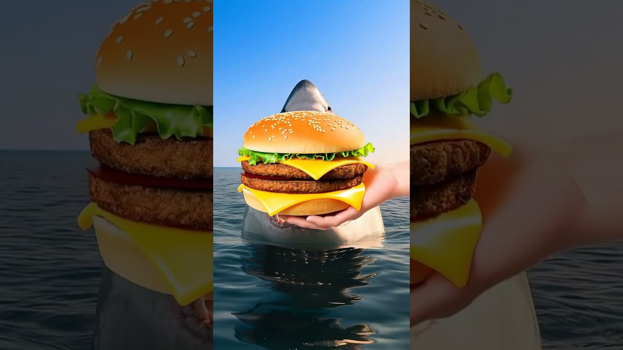 Burger Time for Shark!