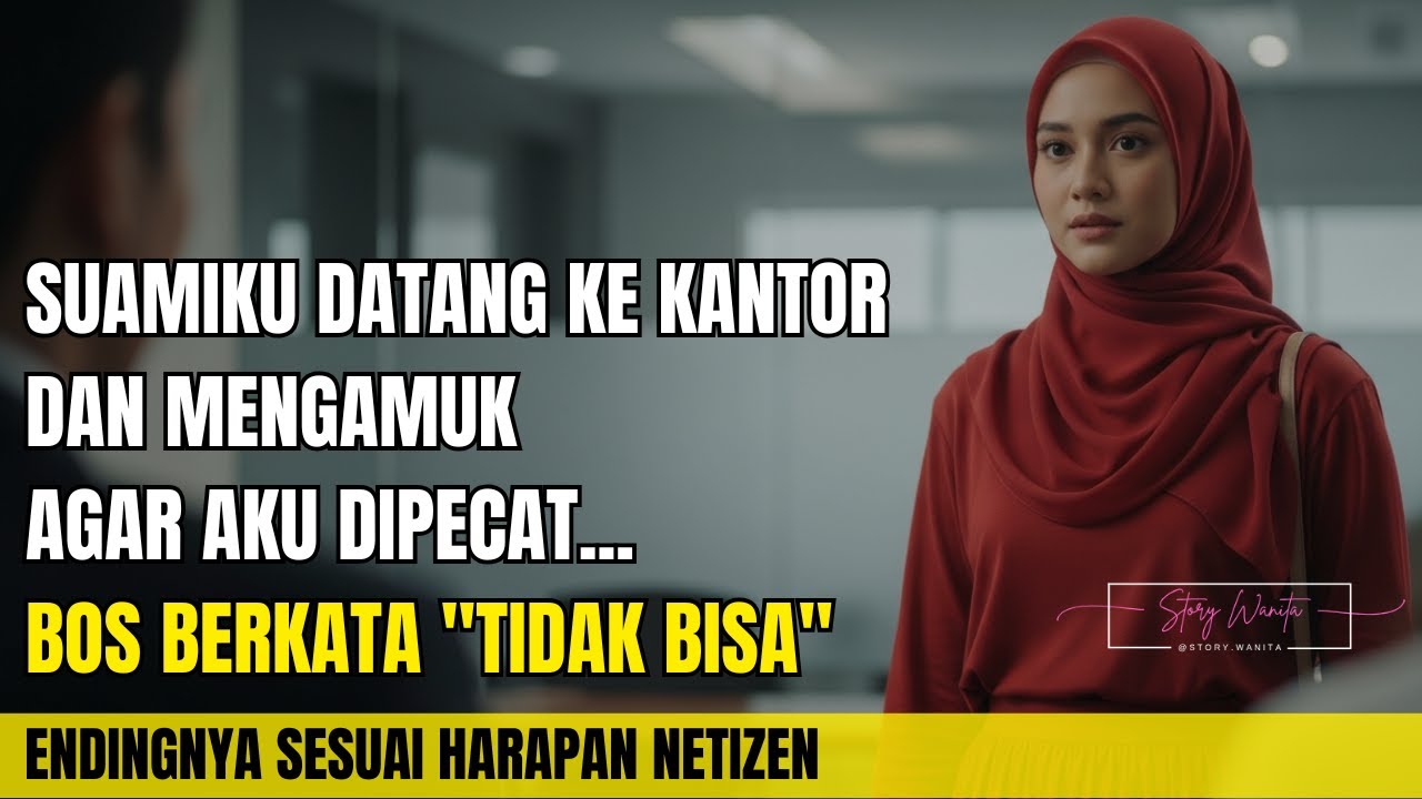 SUAMIKU DATANG KE KANTOR DAN MENGAMUK AGAR AKU DIPECAT... BOS BERKATA 
