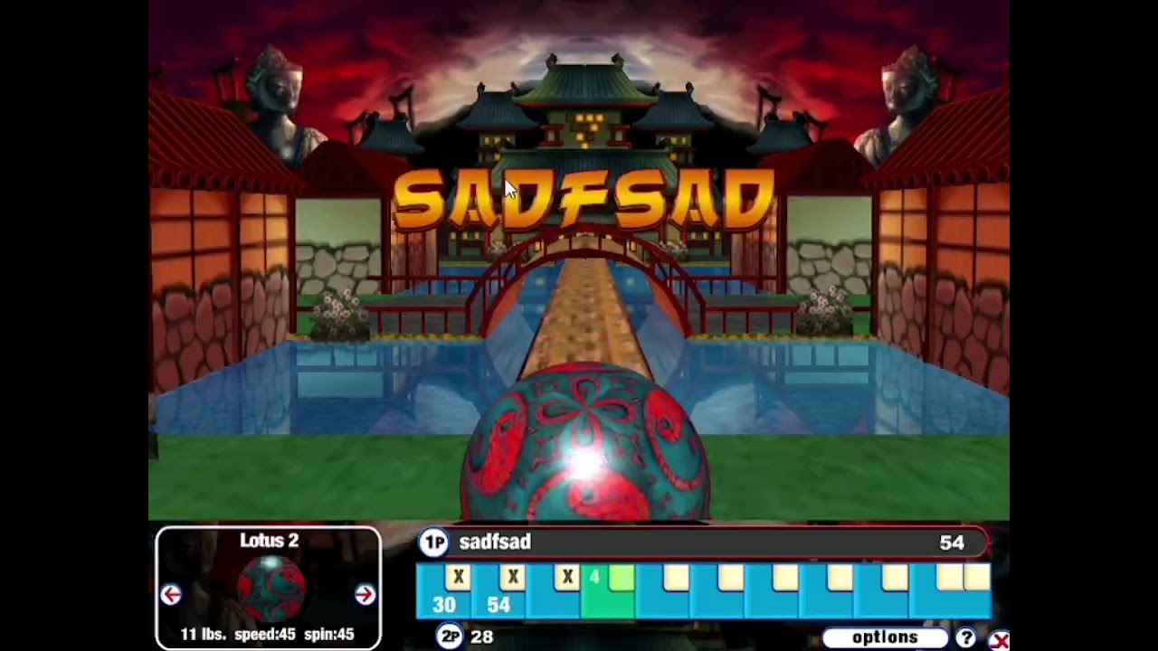 Gutterball 2 Lotus Gameplay 2 vs Computer
