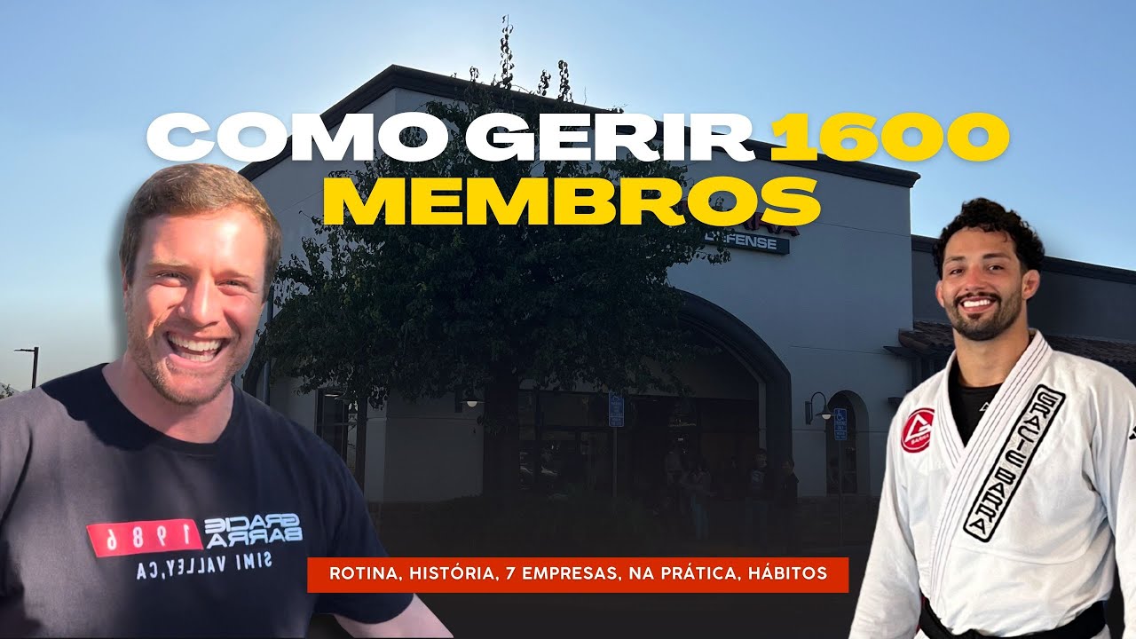 Ele Gere 3 ESCOLAS 1600 ALUNOS e Ainda Toca OUTROS NEGÓCIOS | BJJ Sem Fronteiras - Andre Almeida