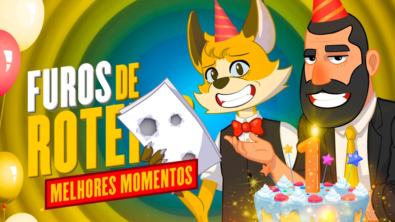 OS MELHORES MOMENTOS de FUROS DE ROTEIRO - ANIVERSÁRIO do CANAL