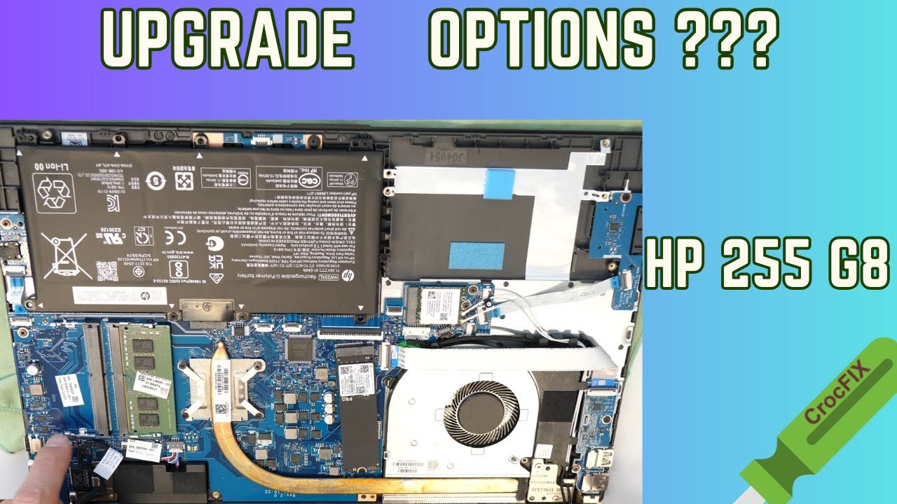 Ноутбук HP 255 G8 — откройте его и выберите варианты модернизации