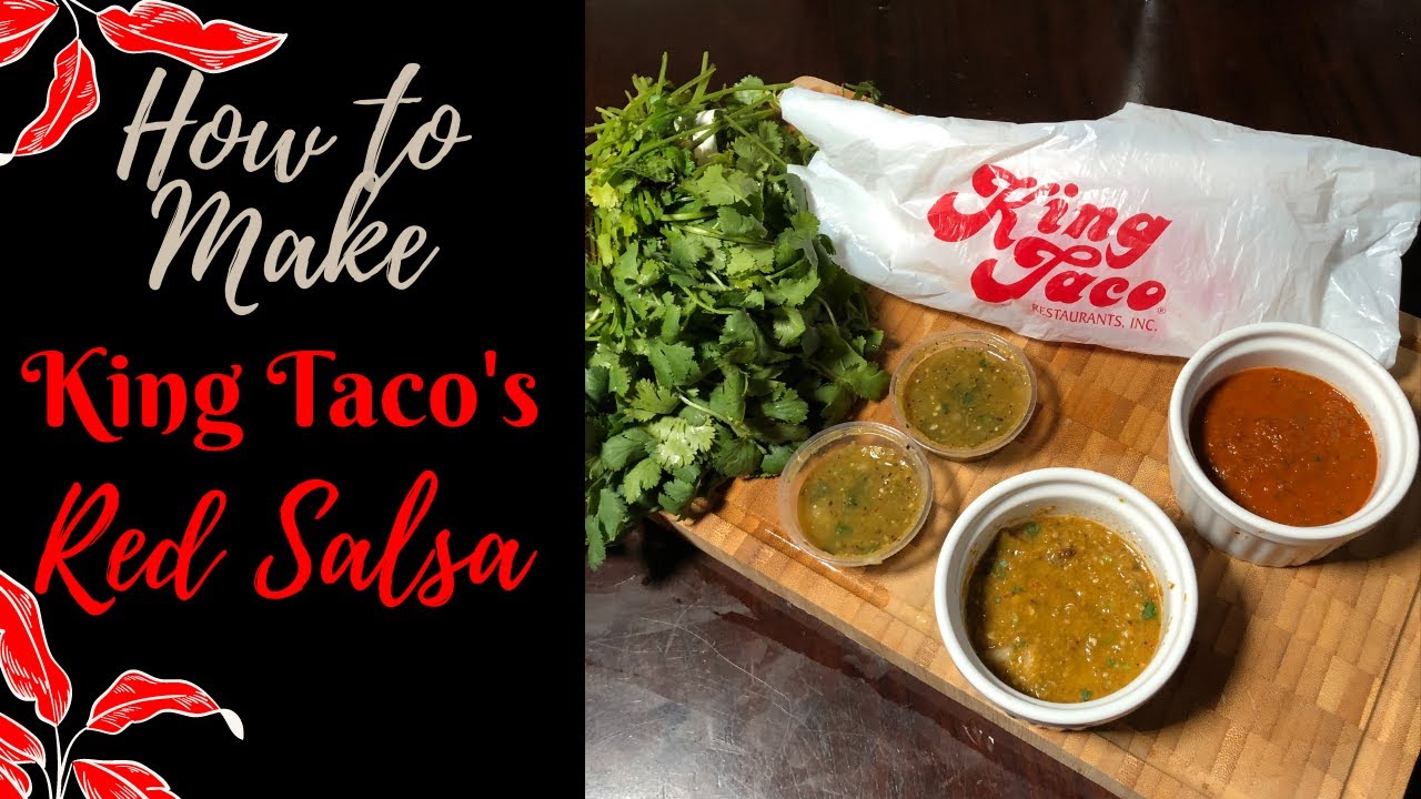 How to Make King Taco's Red Salsa | Salsa Roja