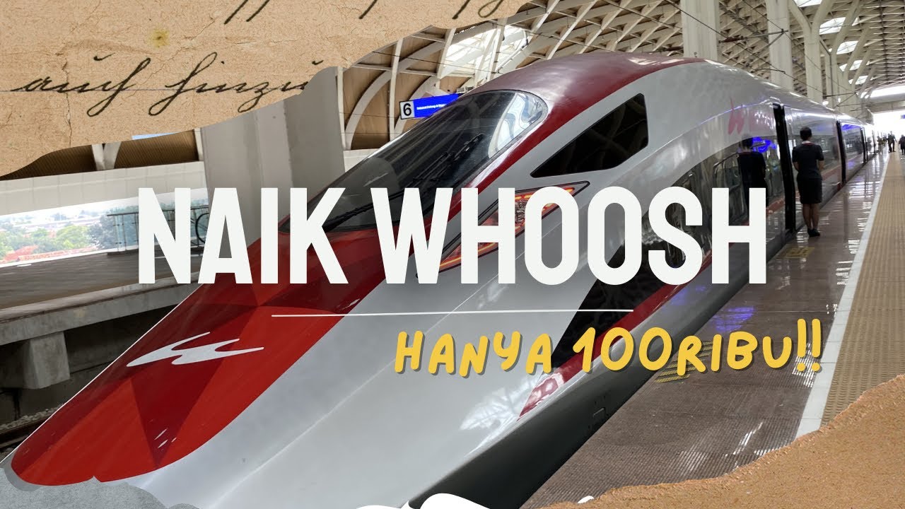 PENGALAMAN NAIK KERETA CEPAT WHOOSH TERBARU | HALIM & KARAWANG 