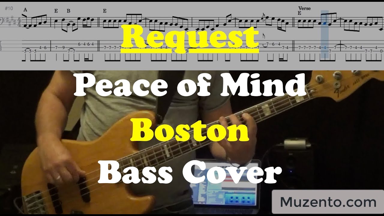 Peace of Mind - Boston - Bass Cover - Request