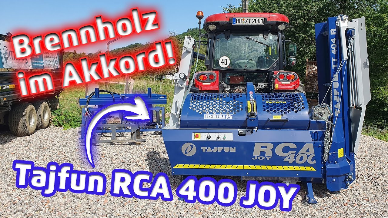 Brennholz im Akkord! | Tajfun RCA 400 JOY | Vorstellung + Test