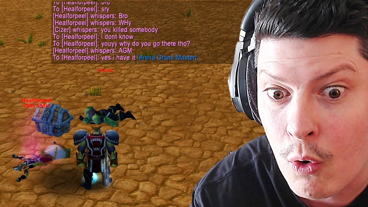 Payo Kills A Player in Hardcore Classic WoW Gurubashi Arena