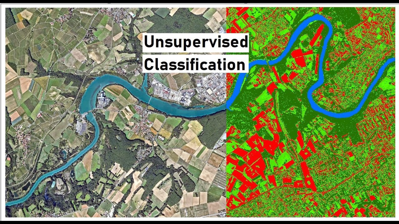 Unsupervised Classification of a satellite image using ArcGIS