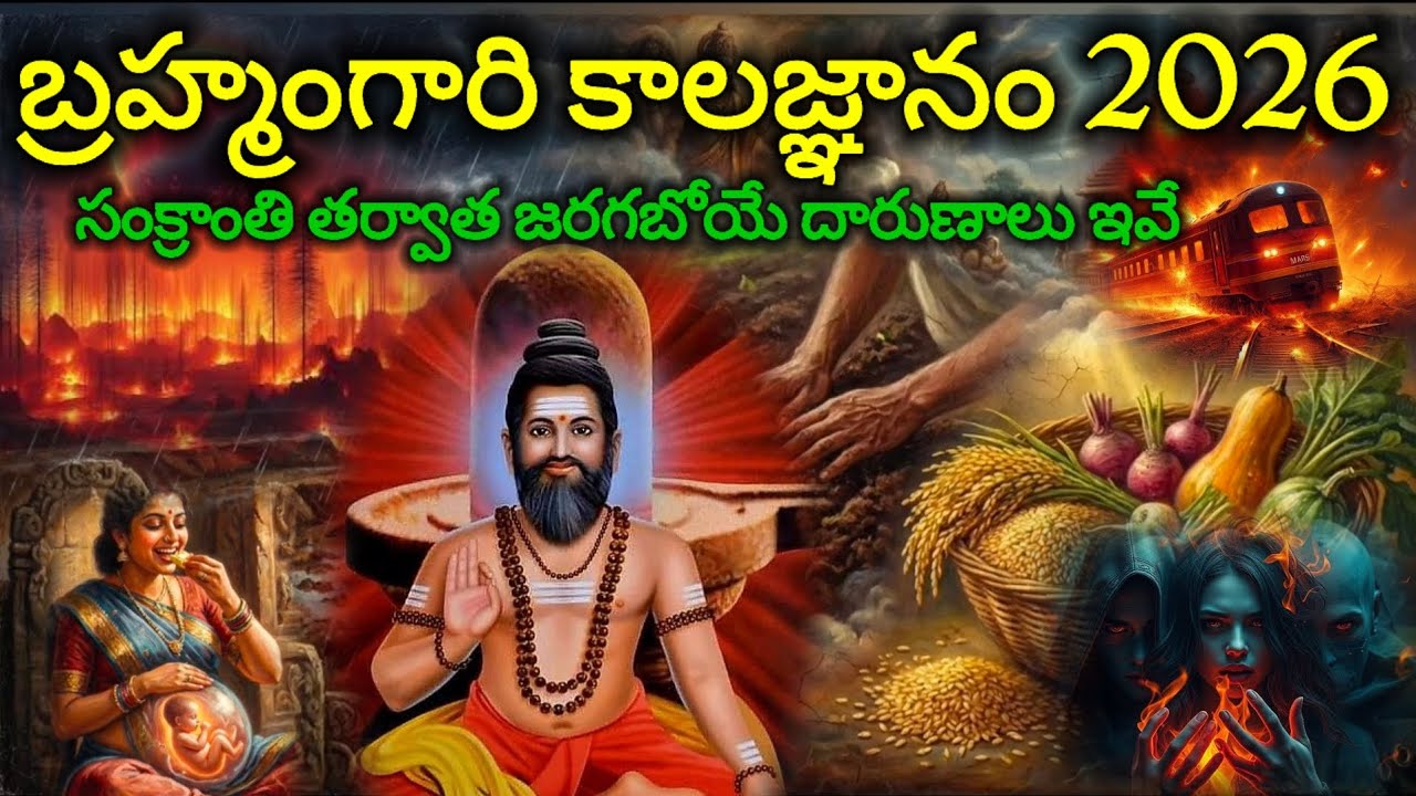 ||వణుకు పుట్టిస్తున్న బ్రహ్మంగారి కాలజ్ఞానం...2026 సంక్రాతి నుండి కచ్చితంగా జరిగే ఆ 5 సంఘటనలు ఇవే..!