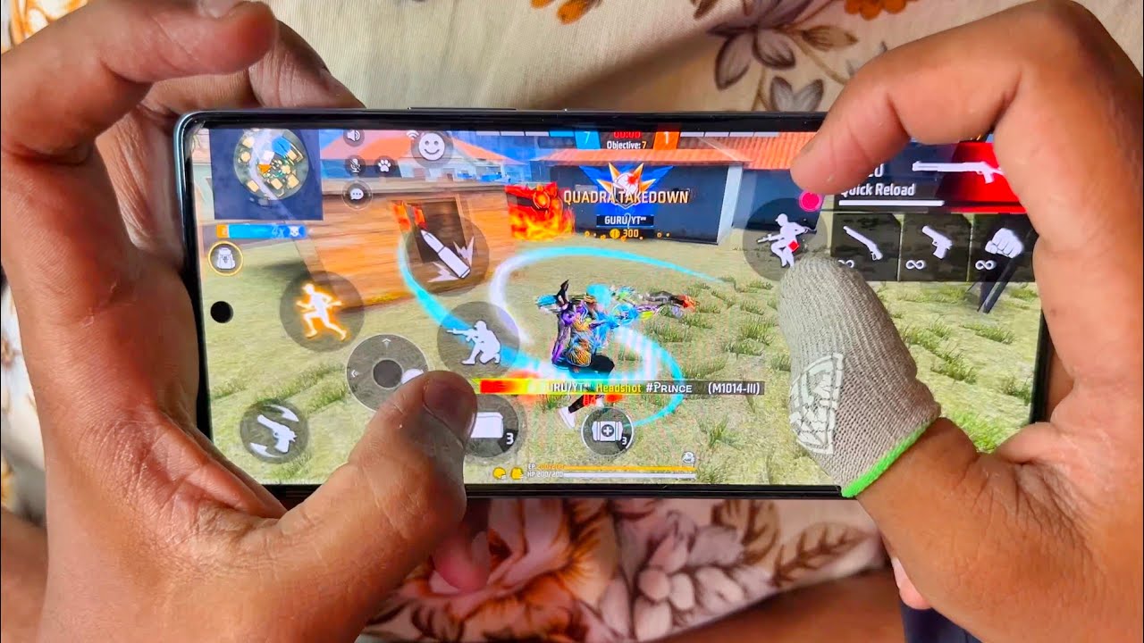 iQOO Z10 Free fire gameplay handcam 📲