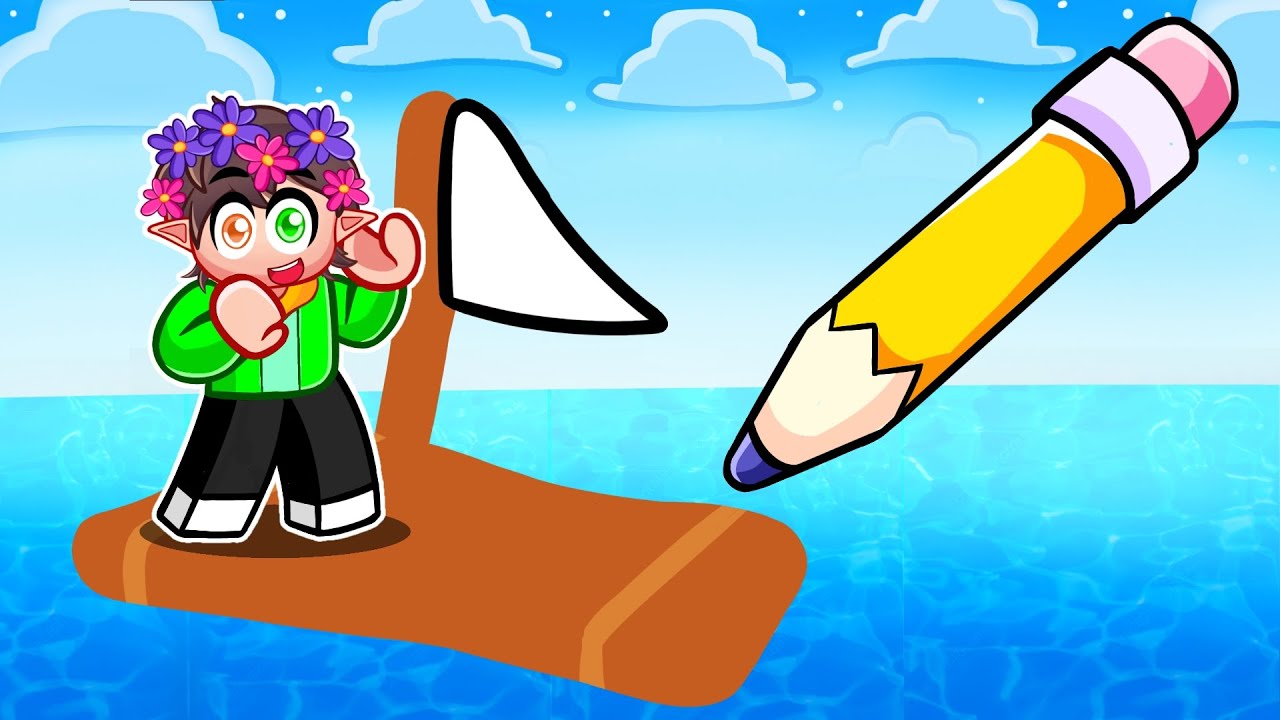 Roblox DRAW A BOAT To ESCAPE...