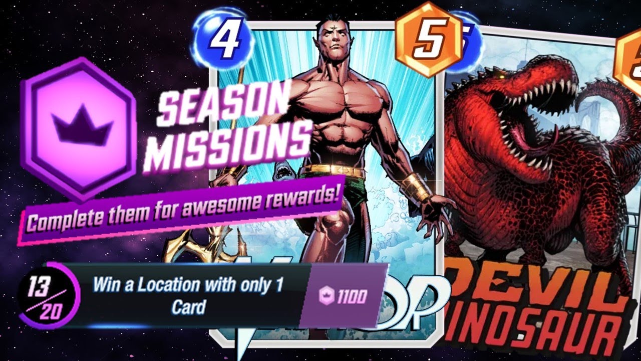 Best Solo Deck to Clear Season Pass Mission! | Marvel Snap Pool 1