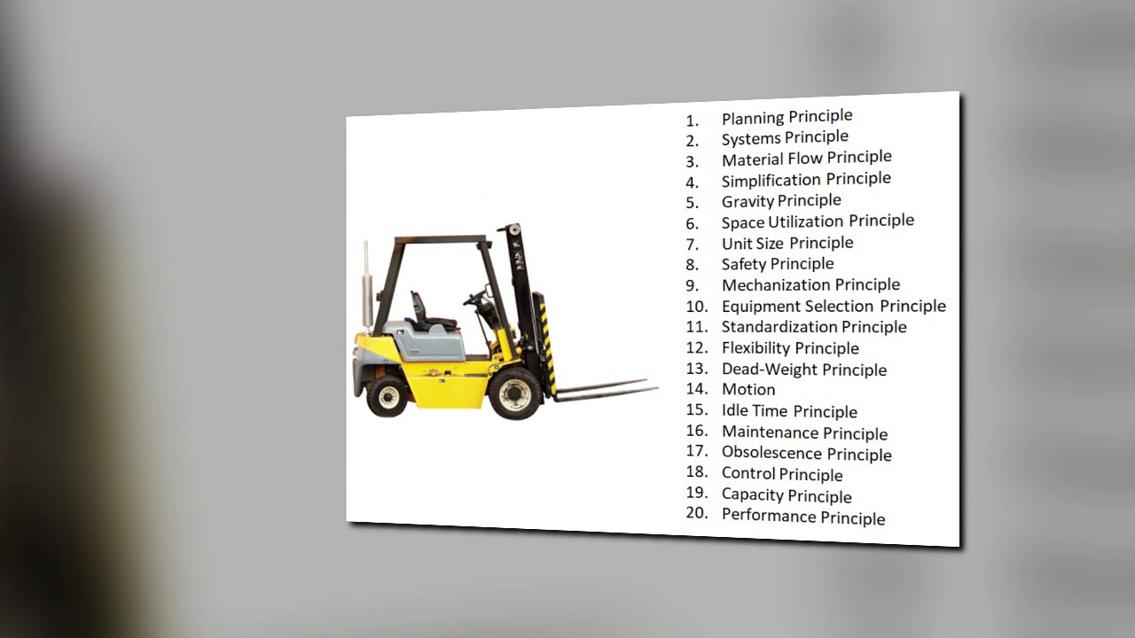 Introduction to material handling
