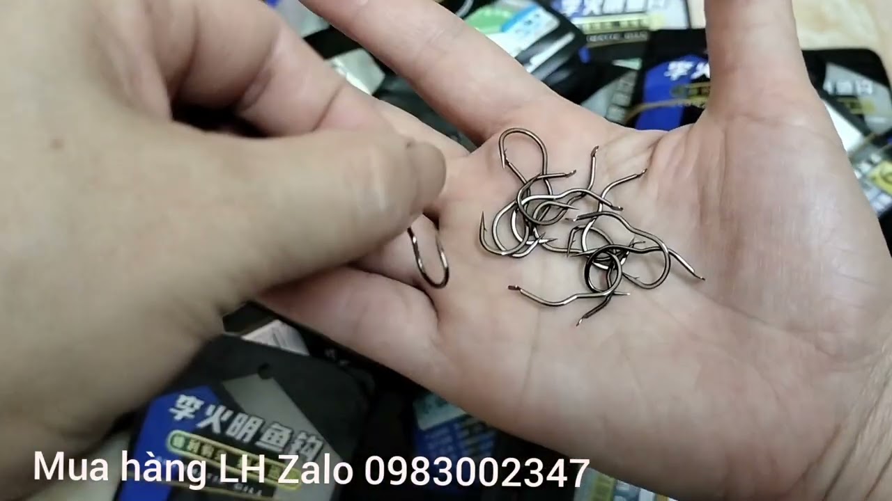 Lưỡi Câu Tự Động Lật,Tự Đóng Cá Đủ Các Size
