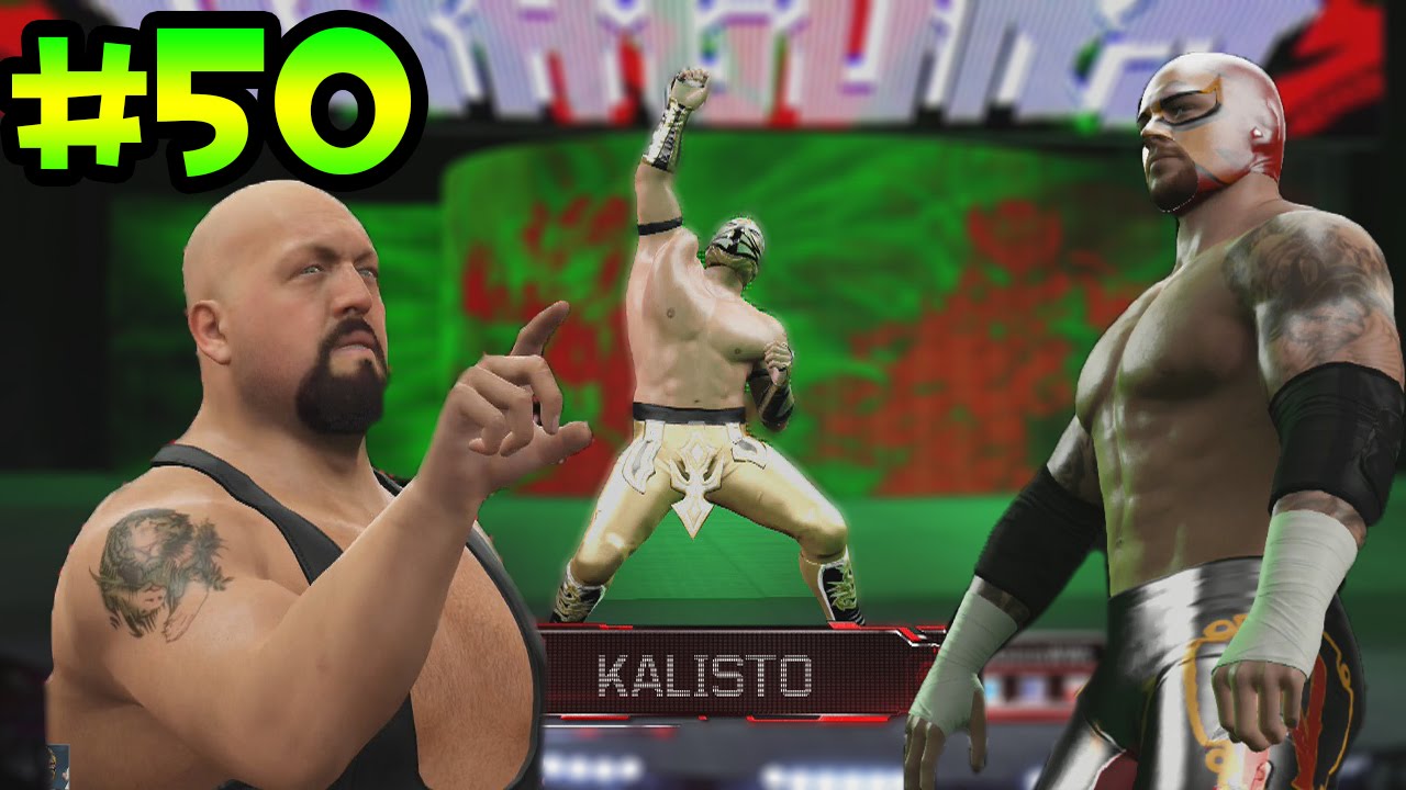 WWE 2K16 - Kalisto y el Big Show  Vs Nacho Libre, El Increible movimento Salida Del Sol