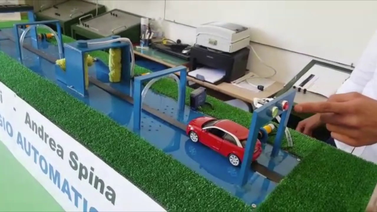 AUTOMATION WITH PLC, CAR WASH! - AUTOLAVAGGIO CON PLC!