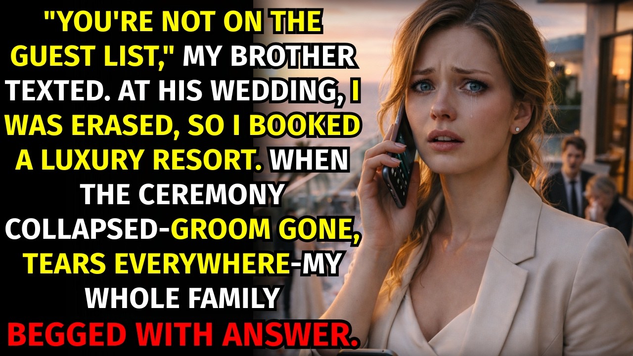 На свадьбе моего брата меня не взяли, поэтому я уехал в отпуск. Семейный конфликт разразился мгно...