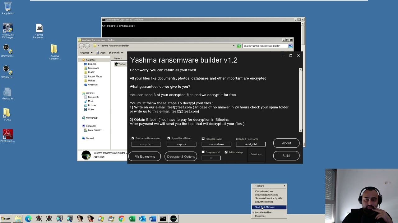 Yashma Ransomware Builder Analysis - Malware Analysis