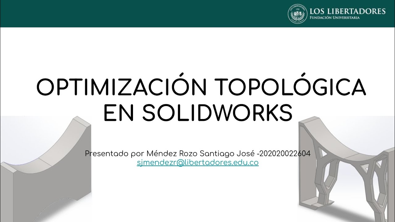 Optimización Topológica en SolidWorks