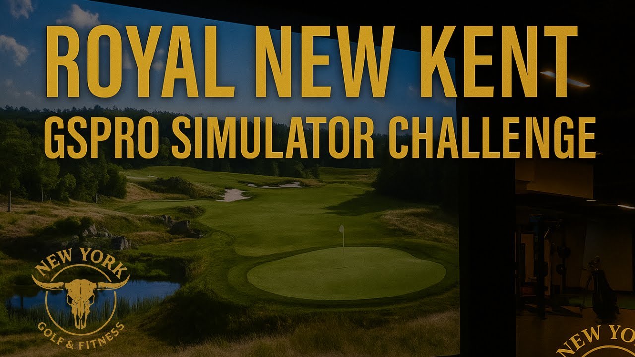 Playing Royal New Kent on GSPro! | Mike & Adam Take on a Mike Strantz Masterpiece at NYGF