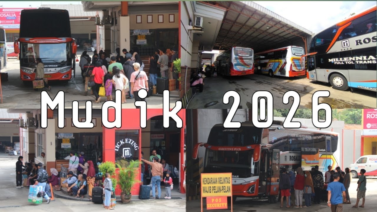 PANTAUAN ARUS MUDIK 2026 DI PERTENGAHAN BULAN PUASA //POOL ROSALIA INDAH BITUNG 