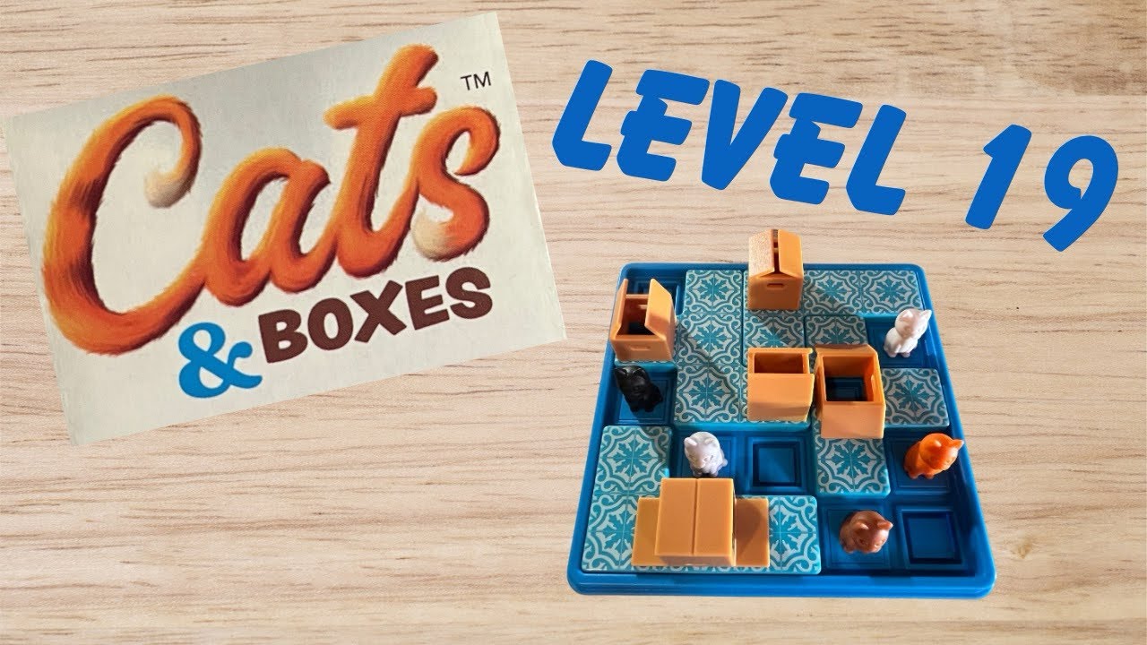 Smart Games: Cats and Boxes Level 19
