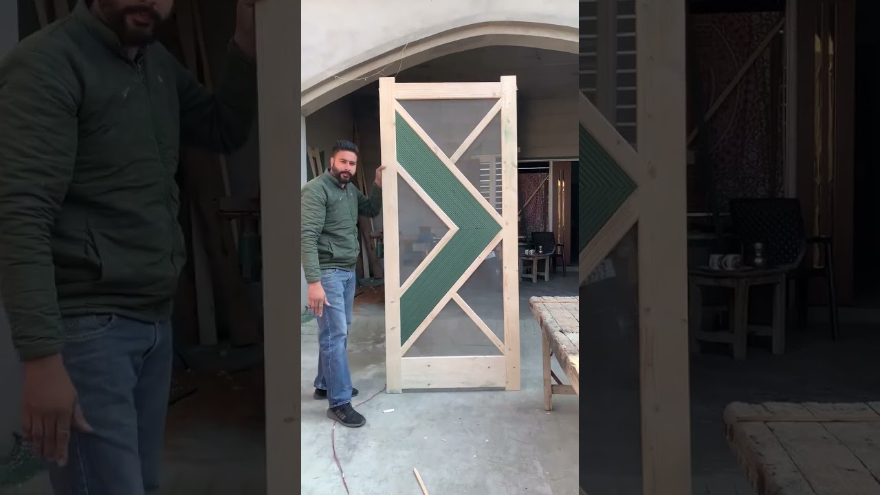 Making Wood Door #shortvideo #wooddesing #youtubeshorts #woodworking