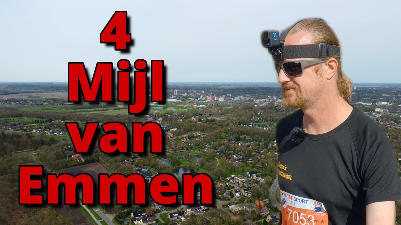4 Mijl van Emmen 2024 - A 4 Mile Running Match - Treadmill Run - Virtual Run