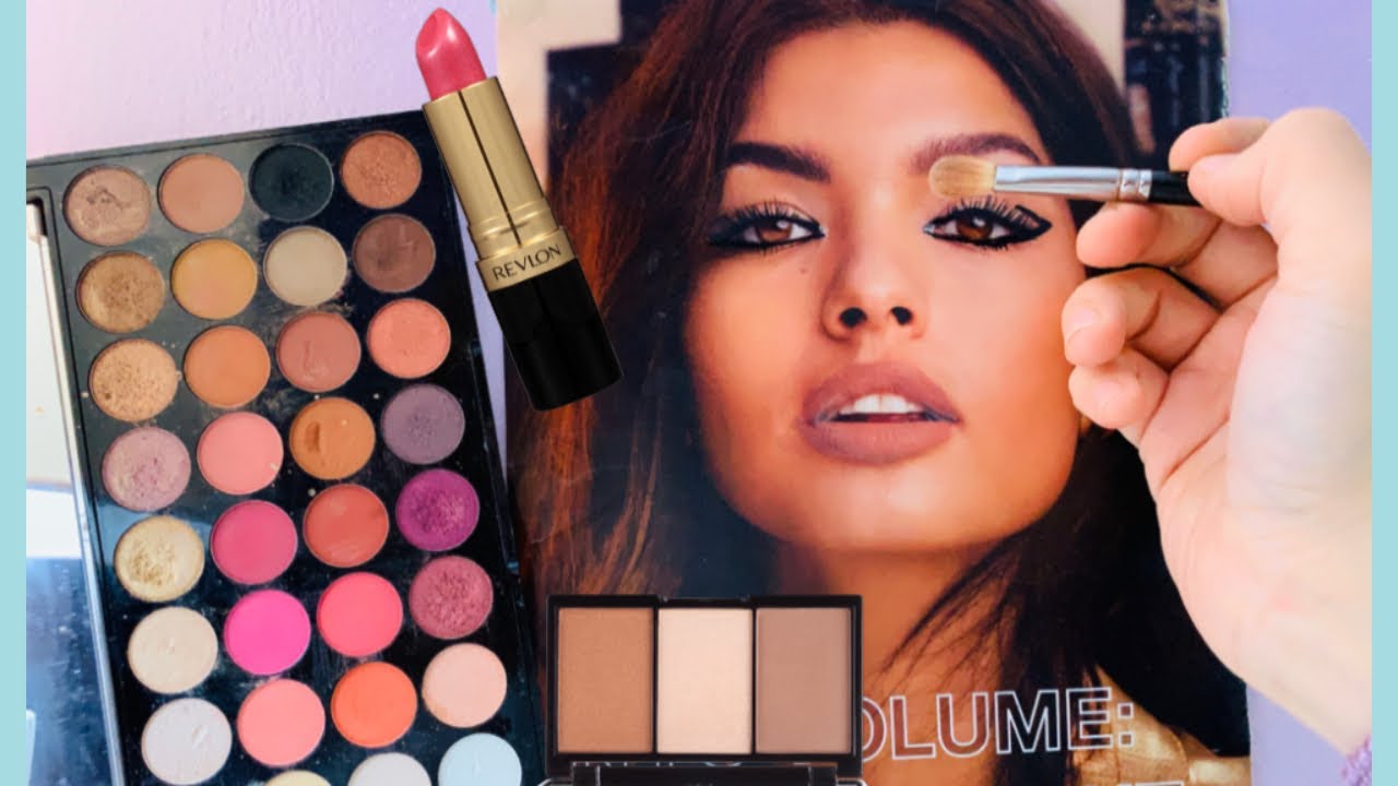 ASMR Applying Makeup To Magazines
