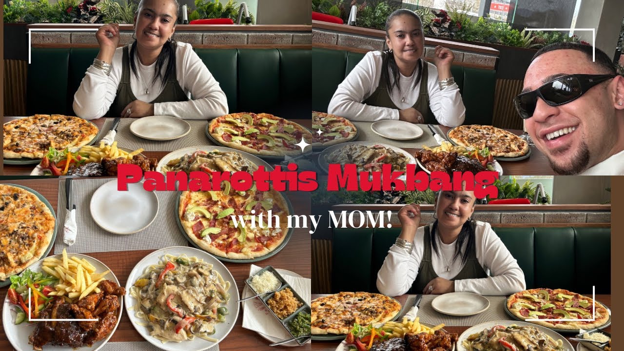 Come with me and my mom to taste test at Panarottis ❤️🙈