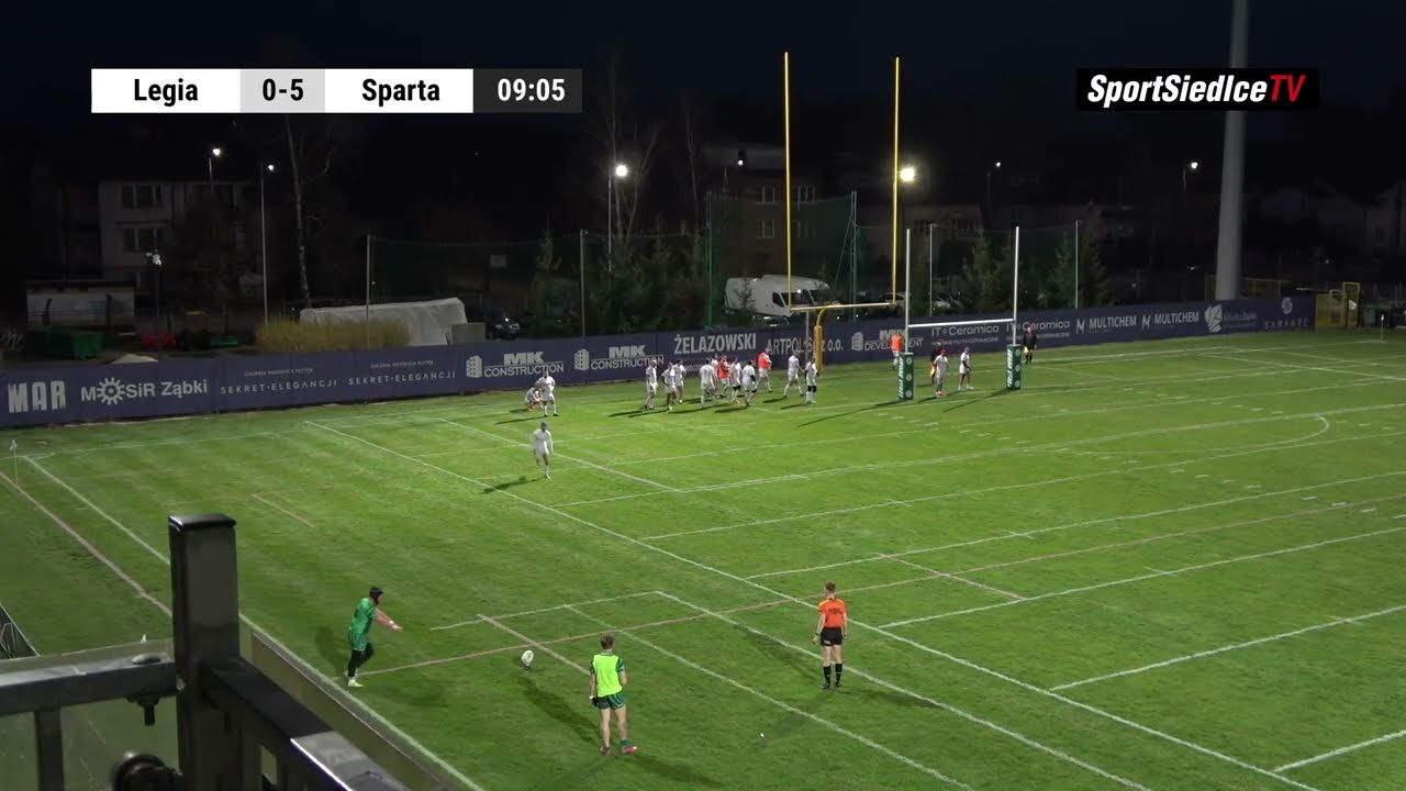 I liga rugby 24/25: Legia Warszawa - Sparta Jarocin (skr&oacute;t)
