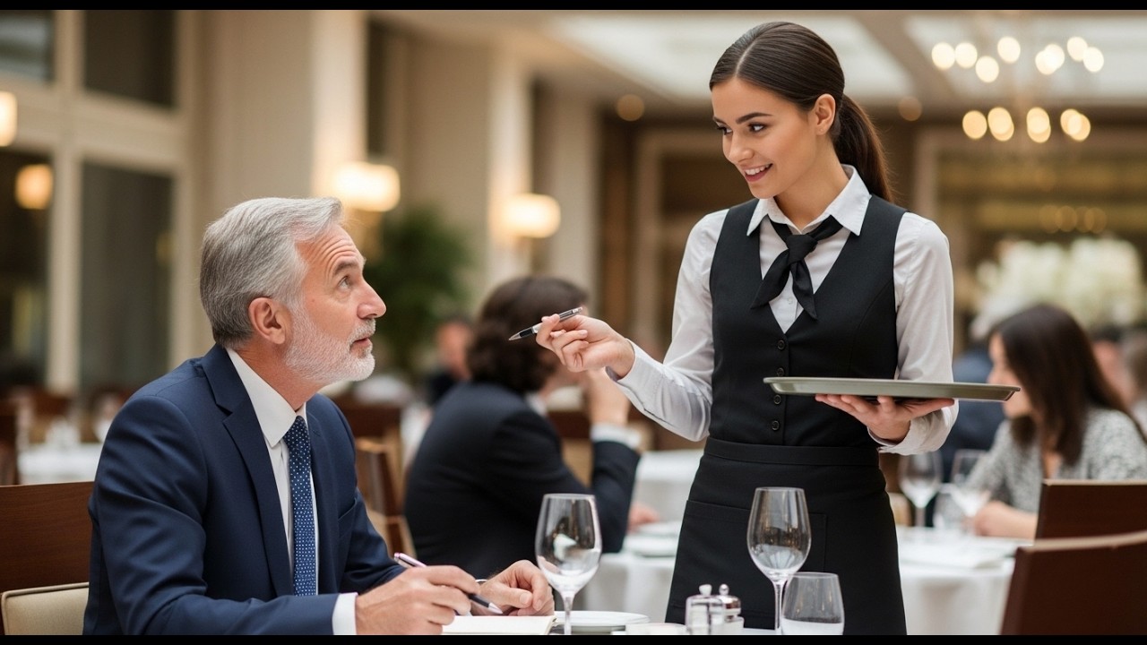 Billionaire Tests a Waitress With a Business Question — She Solves It Instantly