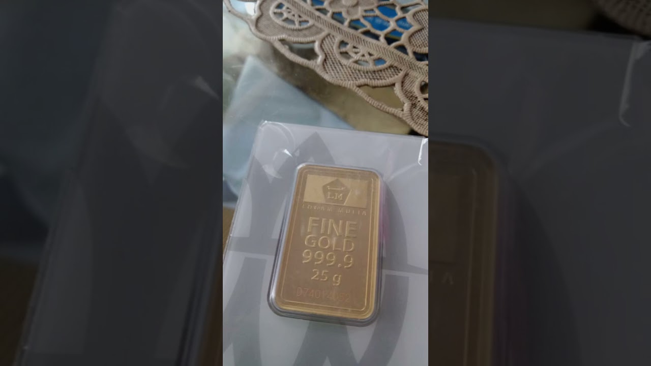 EMAS BATANGAN  ANTAM 25g #emas #emasantam #shorts #shorts #shortsvideo #ivangone