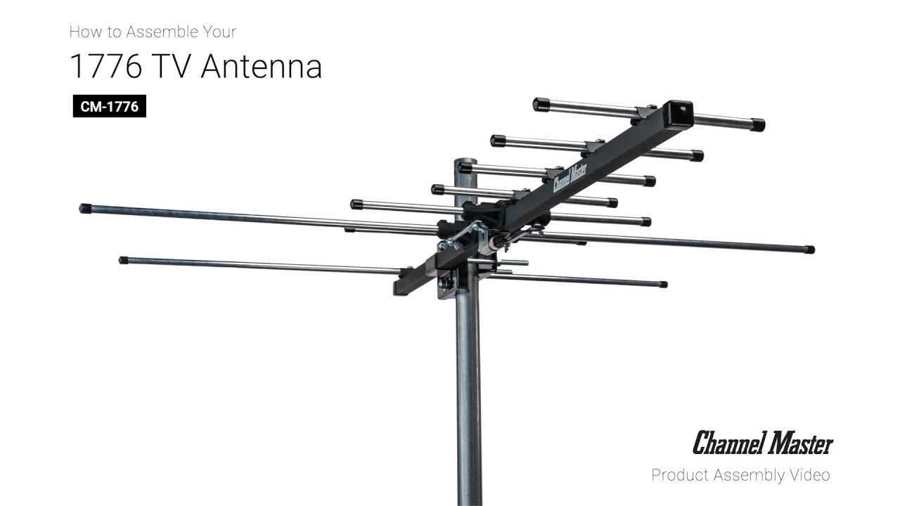 How to Assemble the Pro-Model (Made in USA) Outdoor TV Antenna [CM-1776] | Channel Master
