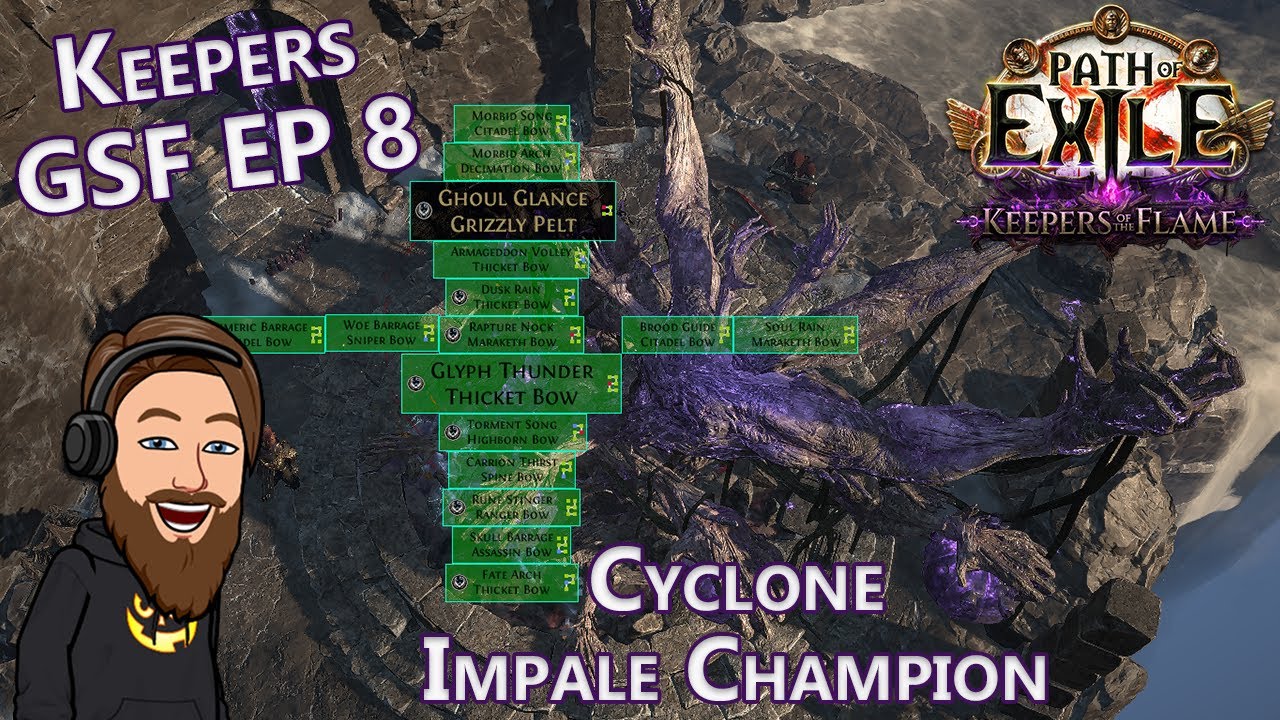 Procuring A Bow - Level 96 Cyclone Impale Champion - Keepers GSF EP 8