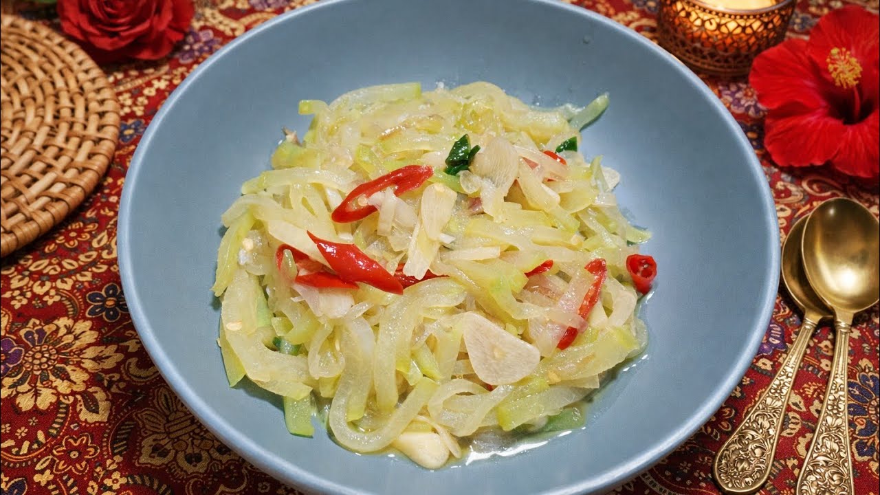 TUMIS LABU SIAM MENU SEDERHANA RASANYA LUAR BIASA